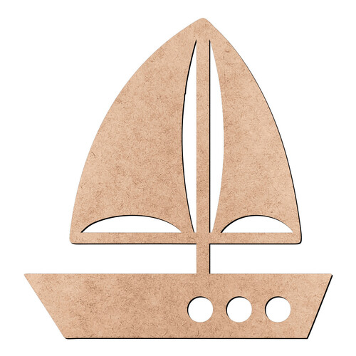 Recorte Barco a Vela / MDF 3mm