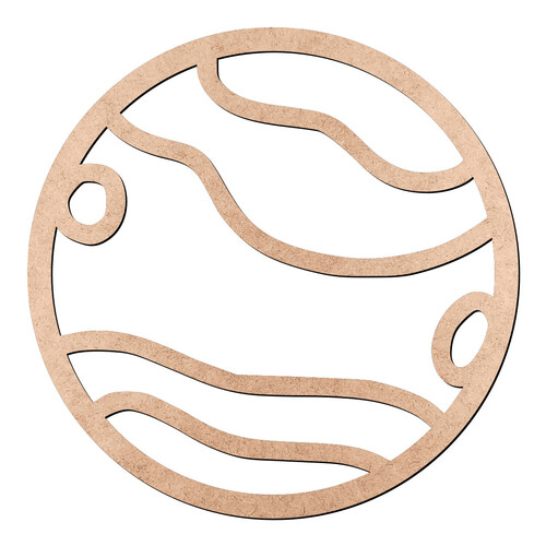 Recorte Planeta / MDF 3mm