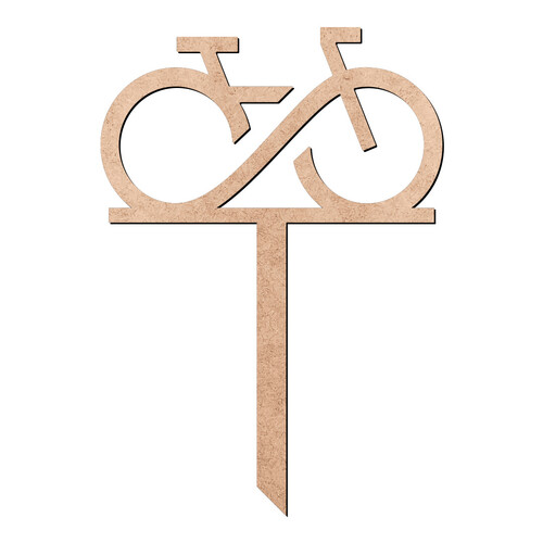 Recorte Enfeite de Cuia Bicicleta / MDF 3mm