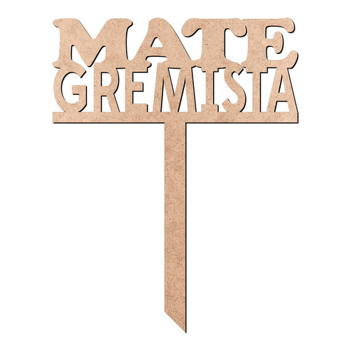 Recorte Enfeite de Cuia Mate Gremista / MDF 3mm