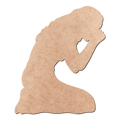 Recorte Mulher Orando / MDF 3mm
