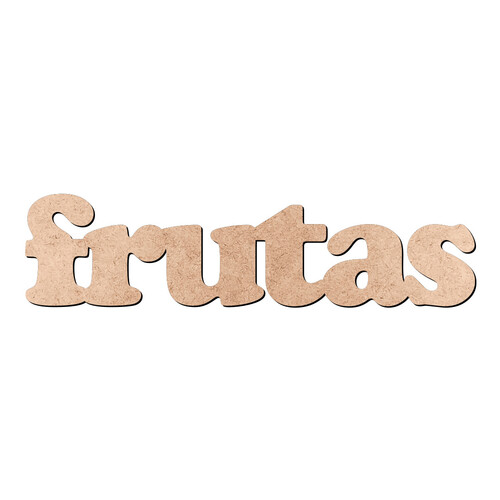 Recorte frutas Cooper Black / MDF 3mm