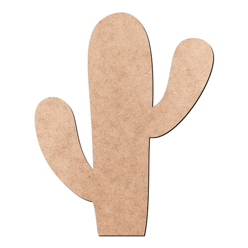 Recorte Cactos Liso / MDF 3mm