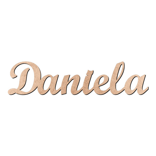 Recorte Daniela Script Mt Std / MDF 3mm
