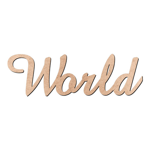 Recorte World Amaze / MDF 3mm