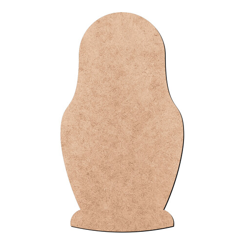 Recorte Placa Lisa Matrioska / MDF 3mm