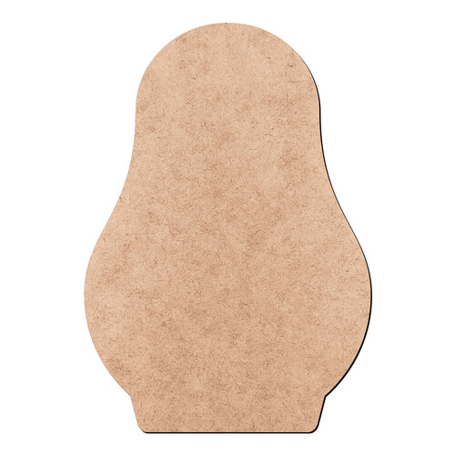 Recorte Placa Lisa Matrioska / MDF 3mm
