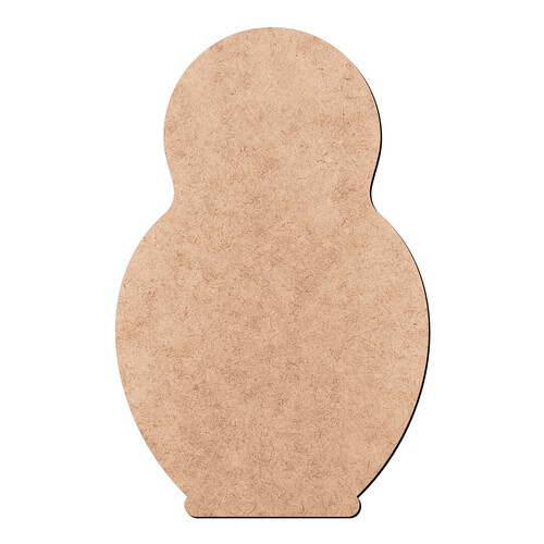 Recorte Placa Lisa Matrioska / MDF 3mm
