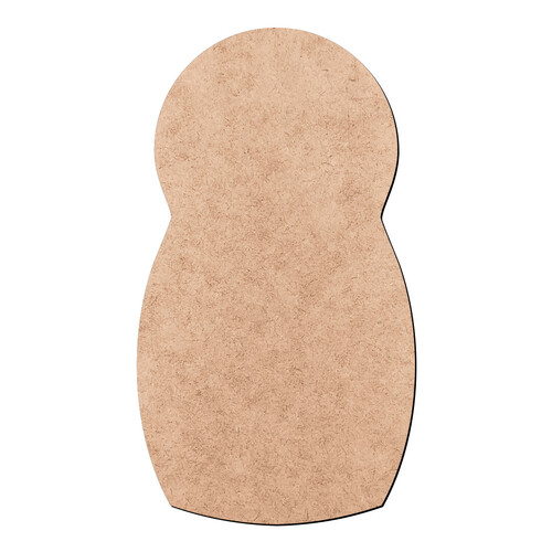 Recorte Placa Lisa Matrioska / MDF 3mm