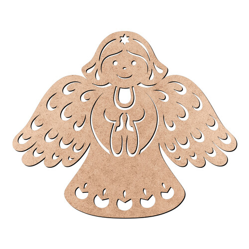 Recorte Anjo Vazado / MDF 3mm
