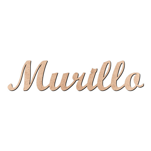 Recorte Murillo Script Mt Std / MDF 3mm