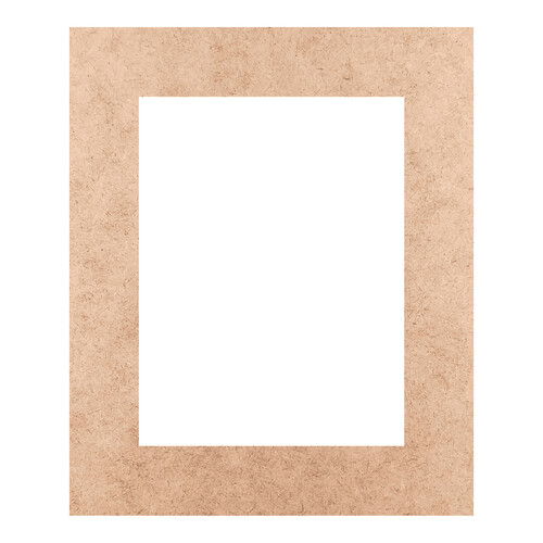 Recorte Moldura Ret 35 x 29 cm Borda 5 cm / MDF 3mm