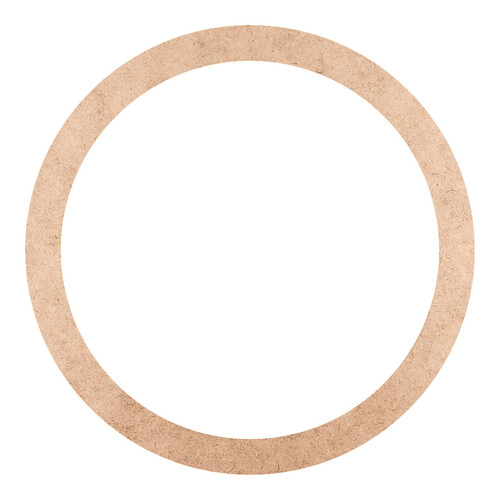 Recorte Moldura Cir 5 cm Borda 0,4 cm / MDF 3mm