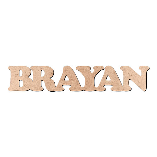 Recorte BRAYAN Cooper Black / MDF 3mm
