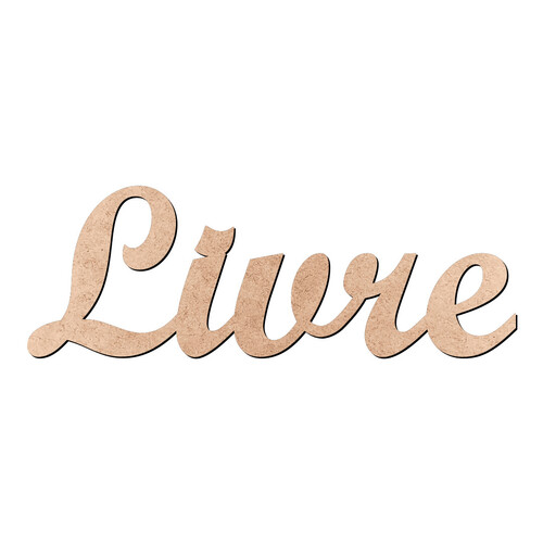 Recorte Livre Script Mt Std / MDF 3mm