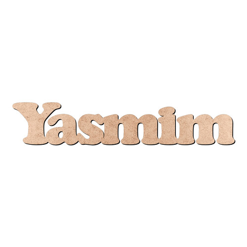 Recorte Yasmim Cooper Black / MDF 3mm