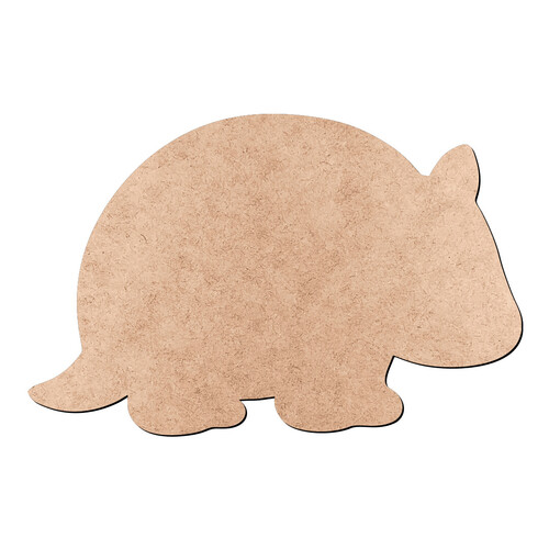 Recorte Tatu Fundo Liso / MDF 3mm