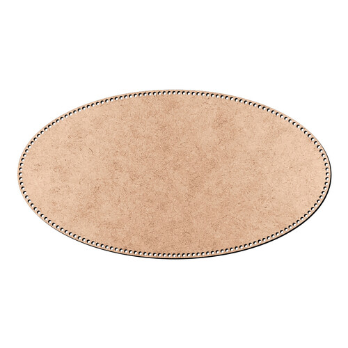 Recorte Base Oval Cesto Fio Malha 35 x 65 cm / MDF 3mm