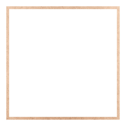 Recorte Moldura Quad 40 cm Borda 1 cm / MDF 3mm