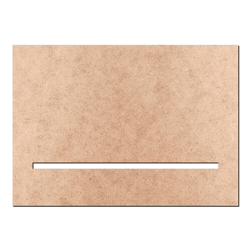 Recorte Placa Retangular Com Vazado / MDF 3mm