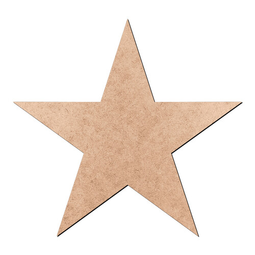 Recorte Estrela / MDF 3mm