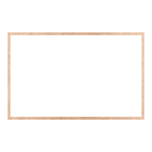 Recorte Moldura Ret 60 x 94 cm Borda 2 cm / MDF 3mm