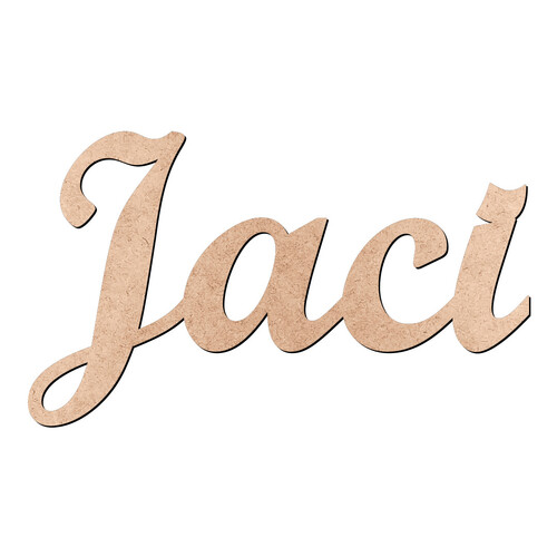 Recorte Jaci Script Mt Std / MDF 3mm