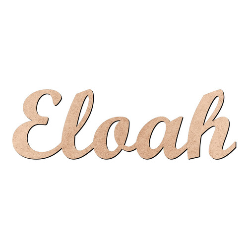 Recorte Eloah Script Mt Std / MDF 3mm
