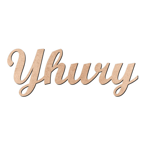 Recorte Yhury Script Mt Std / MDF 3mm