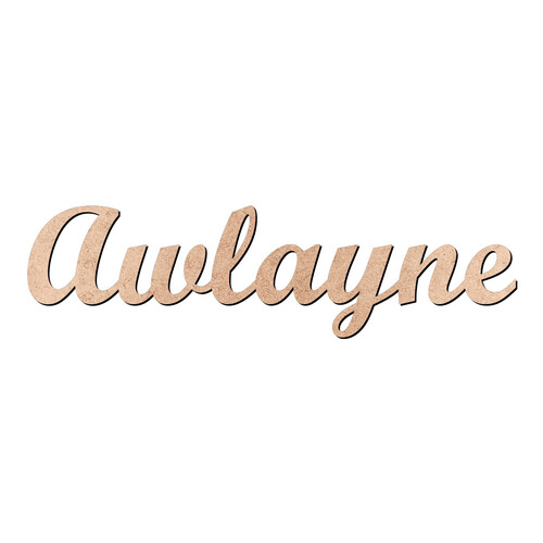 Recorte Awlayne Script Mt Std / MDF 3mm
