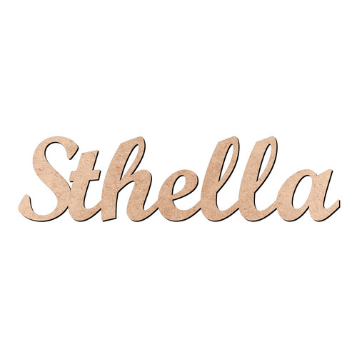 Recorte Sthella Script Mt Std / MDF 3mm