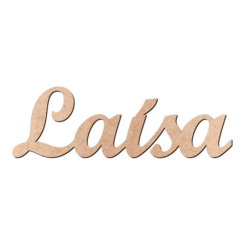 Recorte Laísa Script Mt Std / MDF 3mm