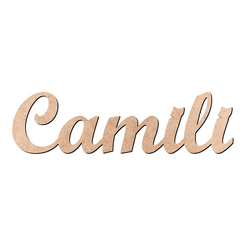 Recorte Camili Script Mt Std / MDF 3mm