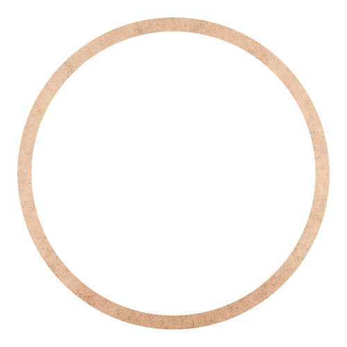 Recorte Moldura Cir 55 cm Borda 2,5 cm / MDF 3mm
