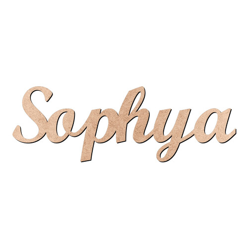 Recorte Sophya Script Mt Std / MDF 3mm