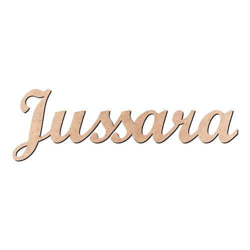 Recorte Jussara Script Mt Std / MDF 3mm