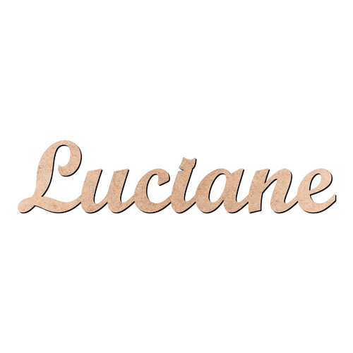 Recorte Luciane Script Mt Std / MDF 3mm