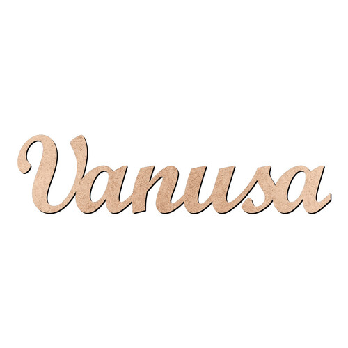 Recorte Vanusa Script Mt Std / MDF 3mm