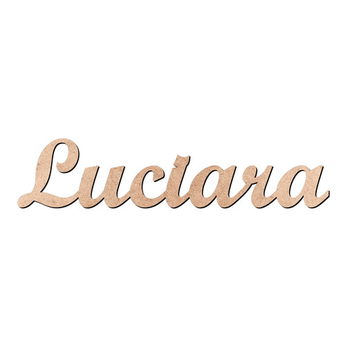 Recorte Luciara Script Mt Std / MDF 3mm