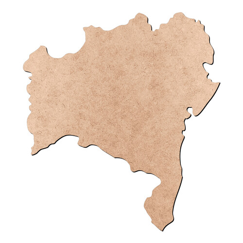 Recorte Mapa Bahia / MDF 3mm