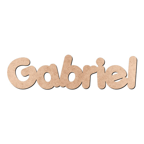 Recorte Gabriel Porkys / MDF 3mm