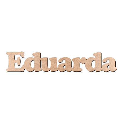 Recorte Eduarda Cooper Black / MDF 3mm