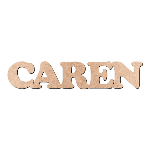 Recorte CAREN Cooper Black / MDF 3mm