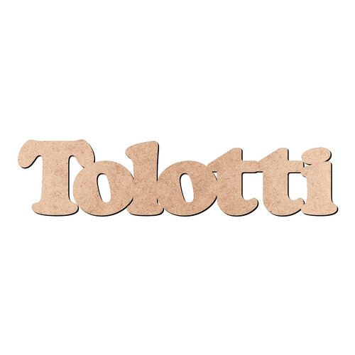 Recorte Tolotti Cooper Black / MDF 3mm