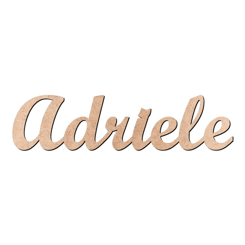 Recorte Adriele Script Mt Std / MDF 3mm