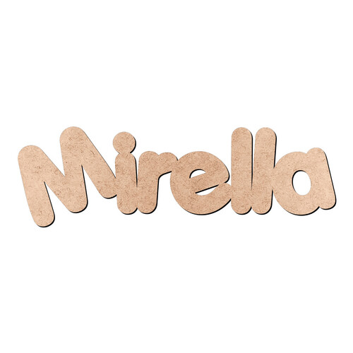 Recorte Mirella Porkys / MDF 3mm