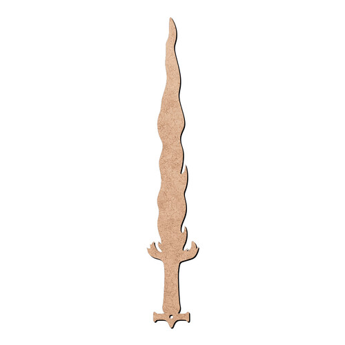 Recorte Espada Flamejante / MDF 3mm