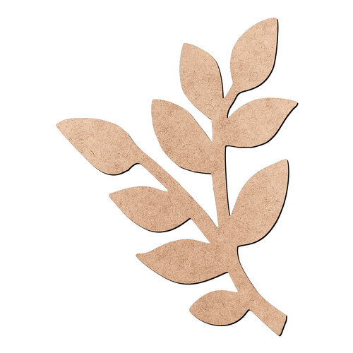 Recorte Galho Folhas / MDF 3mm