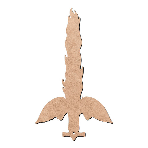 Recorte Espada Flamejante / MDF 3mm