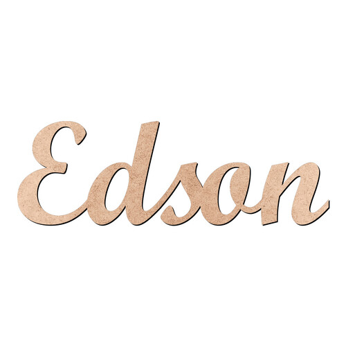 Recorte Edson Script Mt Std / MDF 3mm